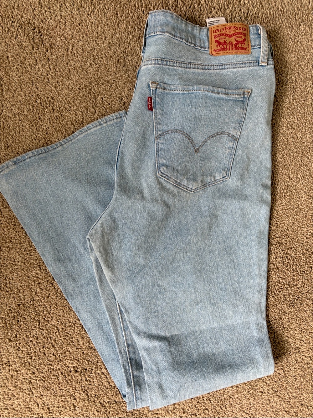 Levi’s high rise bootcut